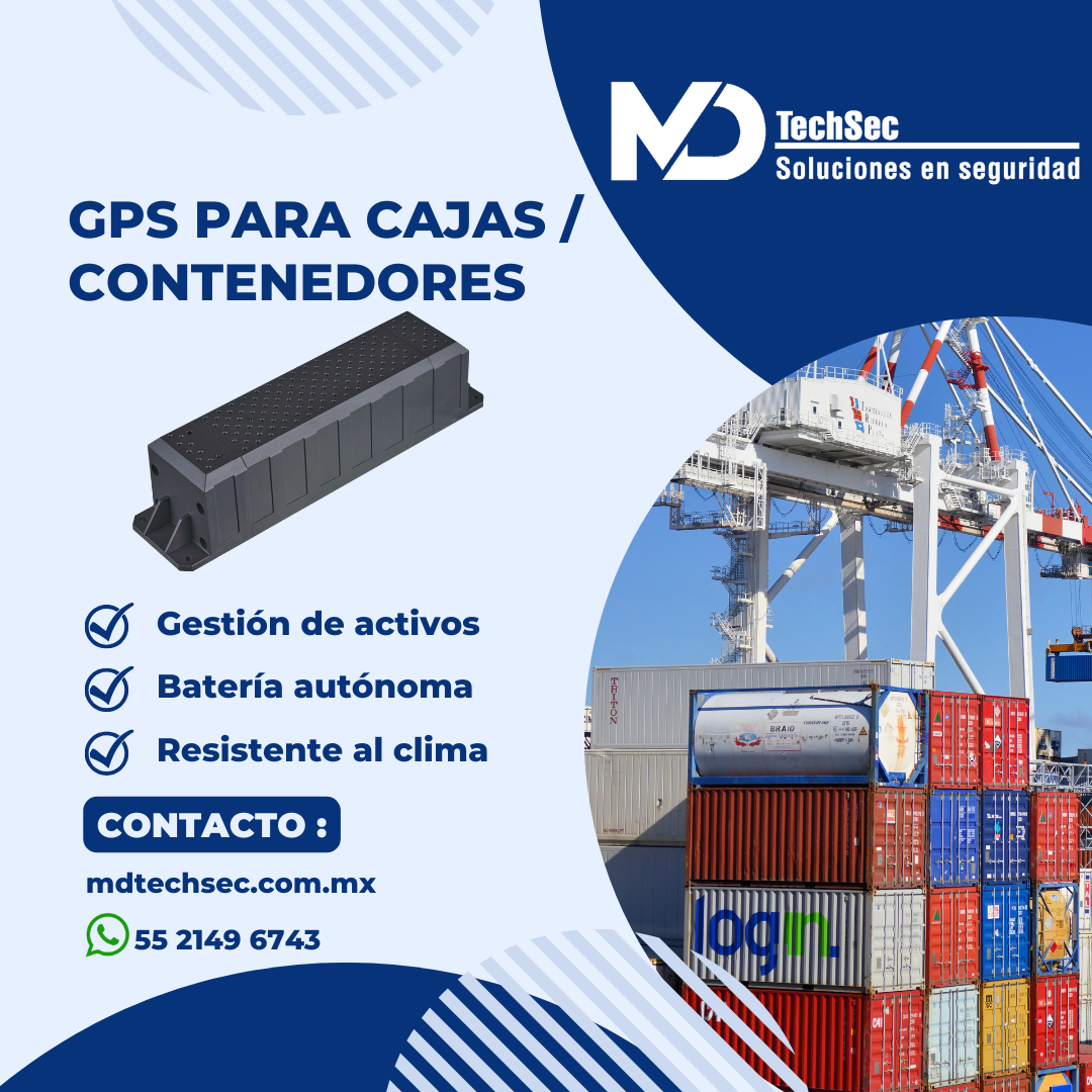 GPS para caja y contenedor