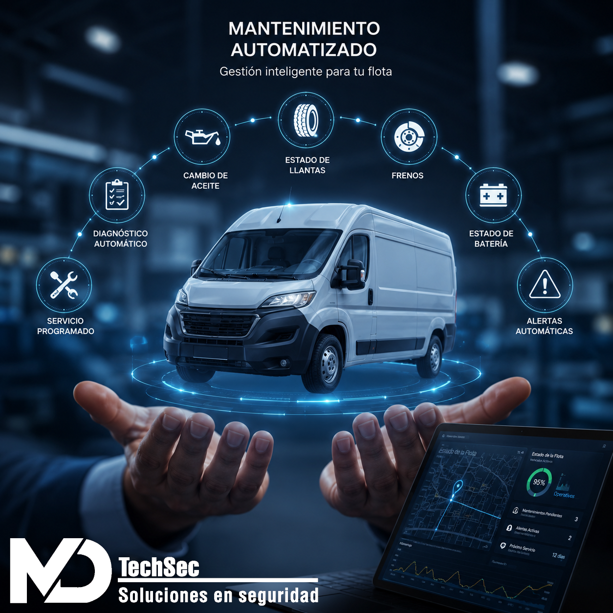 Mantenimiento para flotas GPS